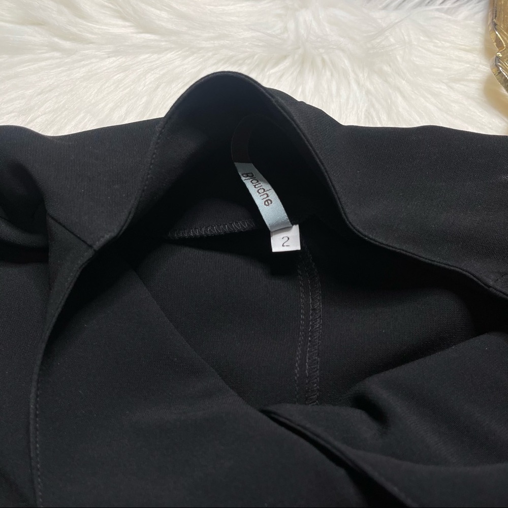 Blanque Button Down Blazer Black - image 3